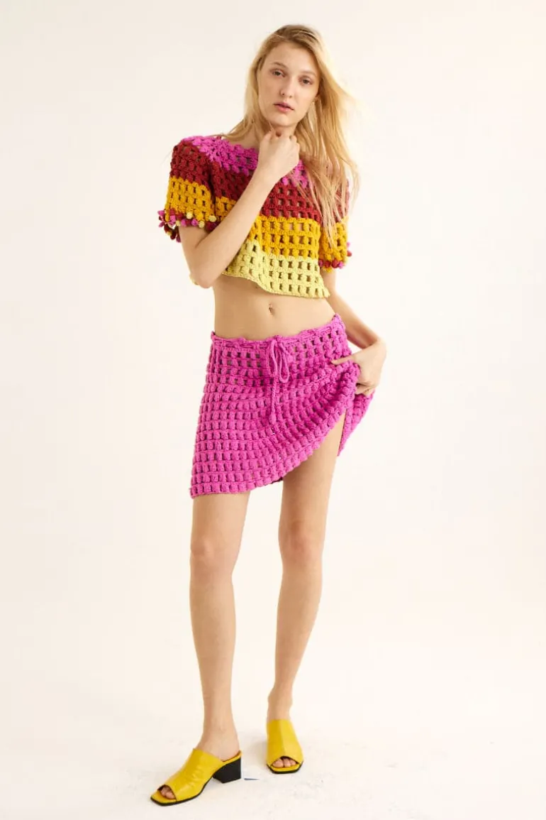 Outfit Sets<CULT MIA EMILY DAY DREAM TOP AND SKIRT TWIN SET Multicolor