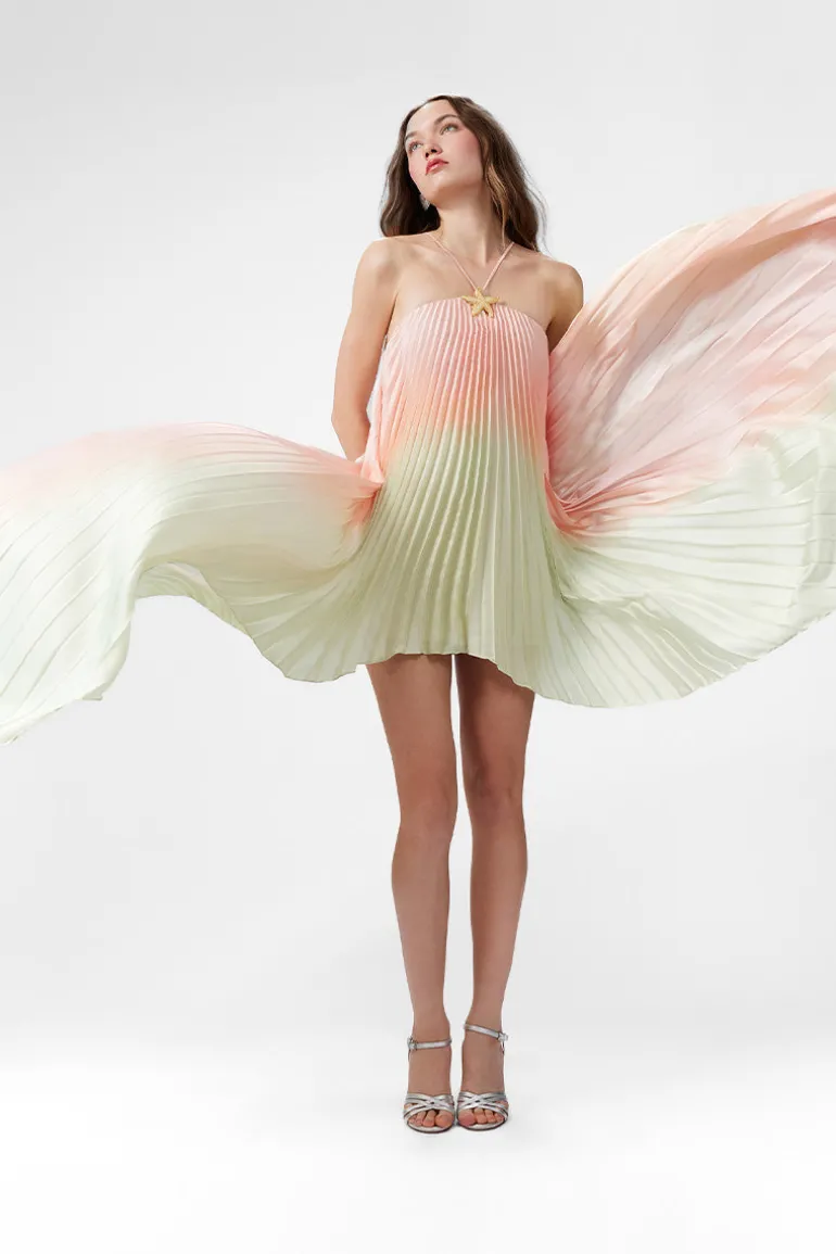 Dresses | Midi Dresses<CULT MIA ETOILE MINT WAVE DRESS Green & Pink
