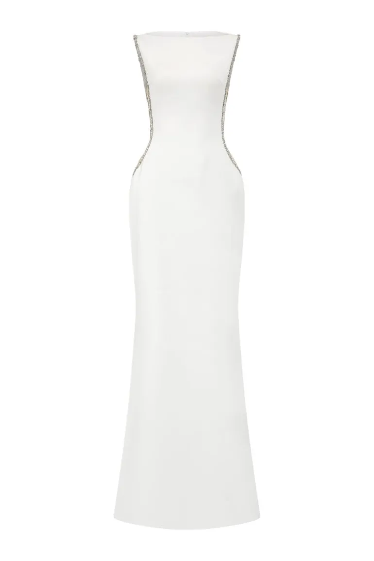Dresses | Gowns<CULT MIA FATIMA CREPE CUT-OUT GOWN White