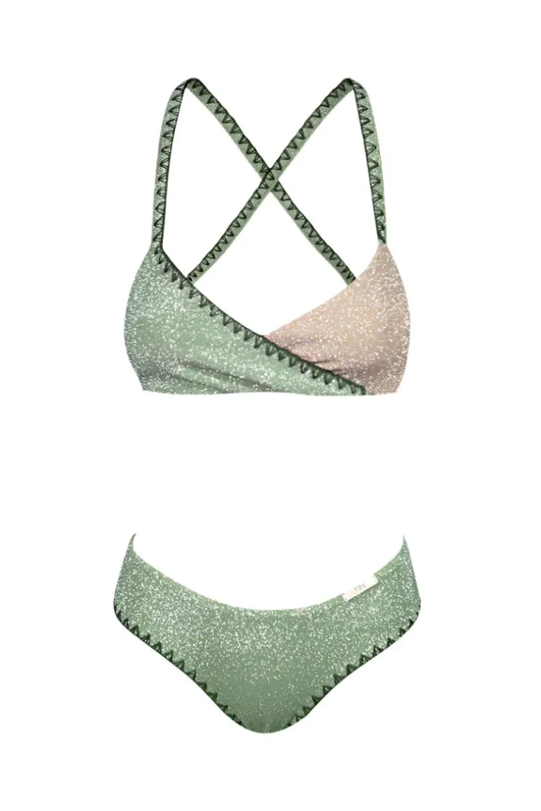 Swimwear<CULT MIA FELICIA BIKINI IN Green Forest