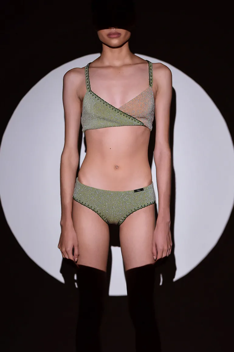 Swimwear<CULT MIA FELICIA BIKINI IN Green Forest