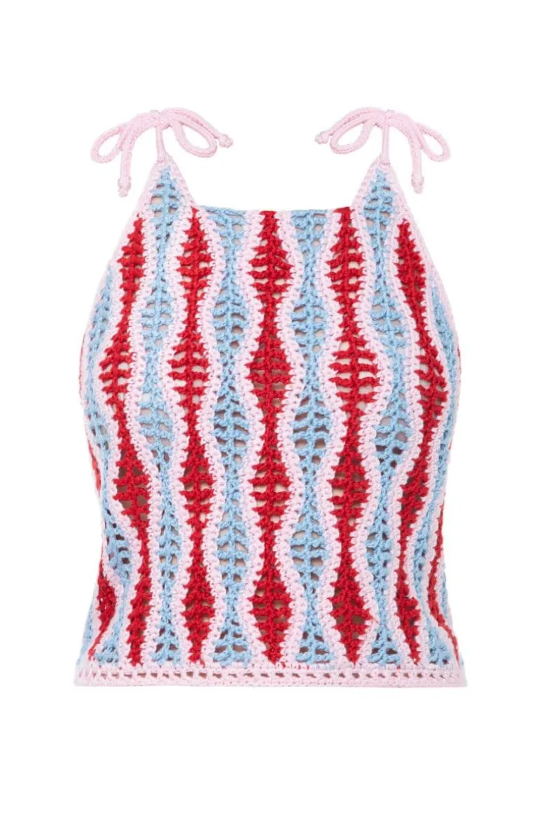 Tops<CULT MIA FERN KNITTED TOP Multicolor