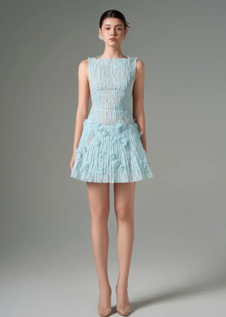 Dresses | Mini Dresses<CULT MIA FLAVIA LACE DRESS IN Aqua