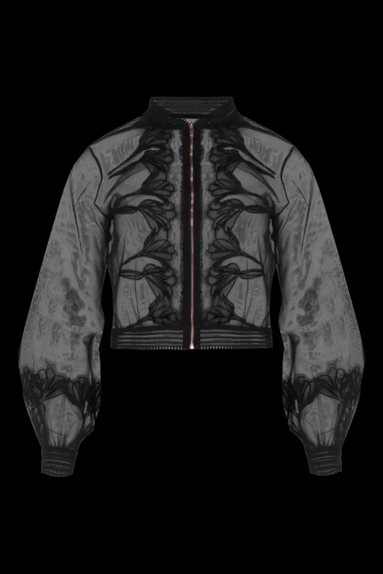 Jackets<CULT MIA GIVERNY JACKET IN Black