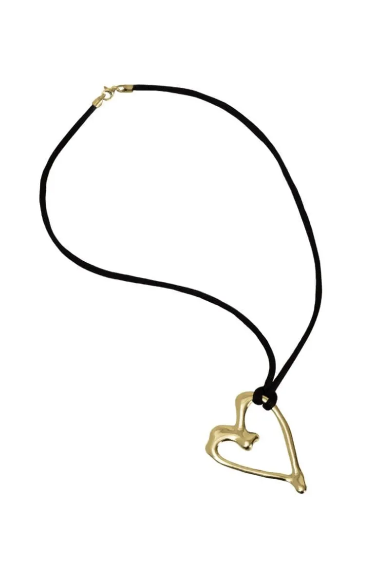 Necklaces<CULT MIA MELTING HEART N°01 WITH CORD Gold