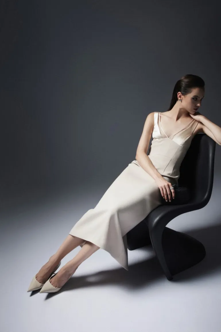 Dresses | Midi Dresses<CULT MIA GRANADA DRESS IN Cream