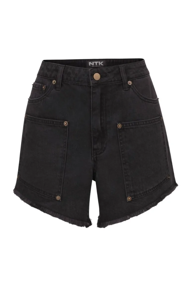Pants<CULT MIA HALEY BLACK DENIM SHORTS Doyers St.