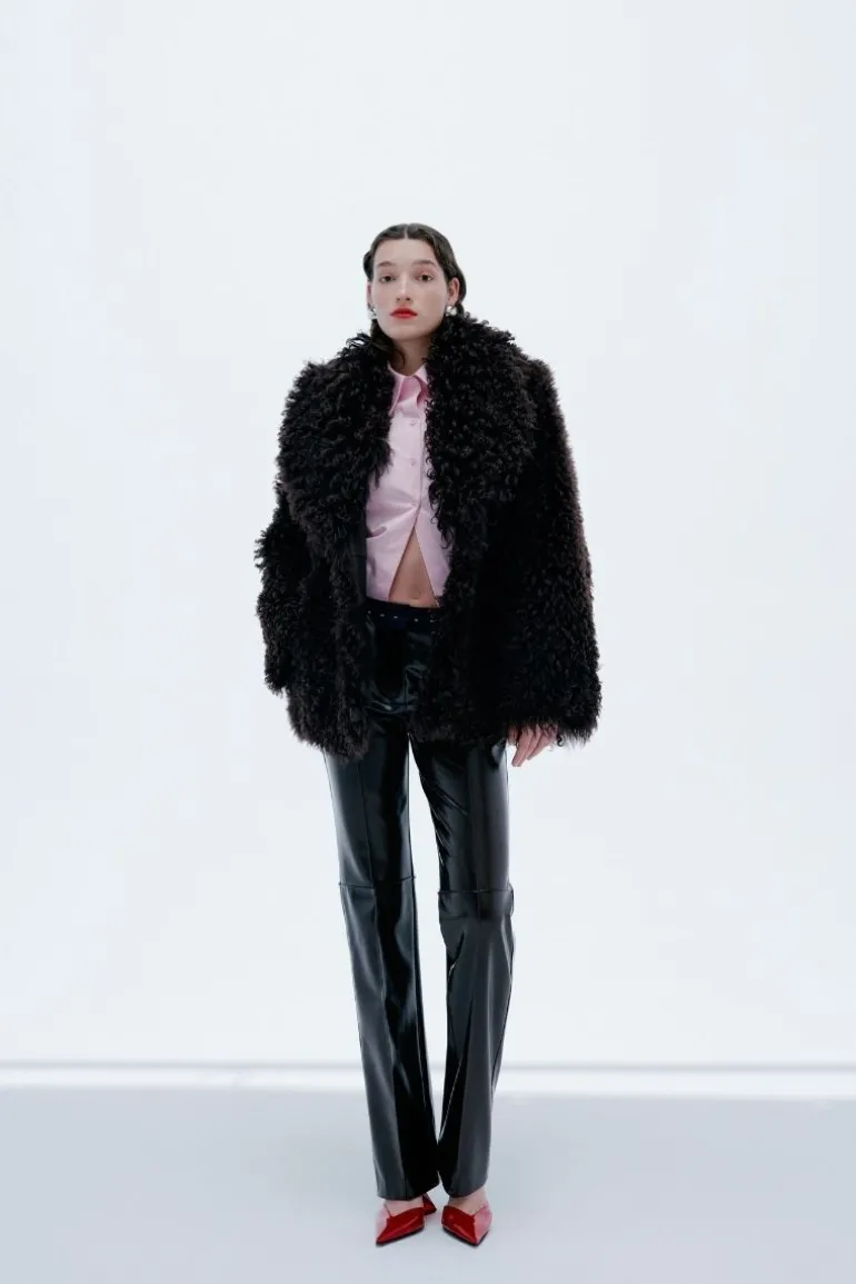 Coats<CULT MIA HAZEL COAT IN Brown