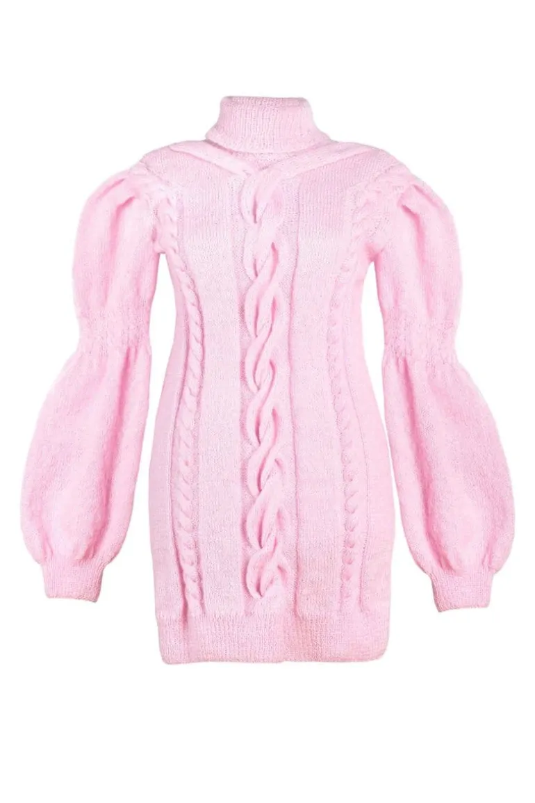 Dresses | Mini Dresses<CULT MIA HEIDI KNITTED MINI DRESS Pink