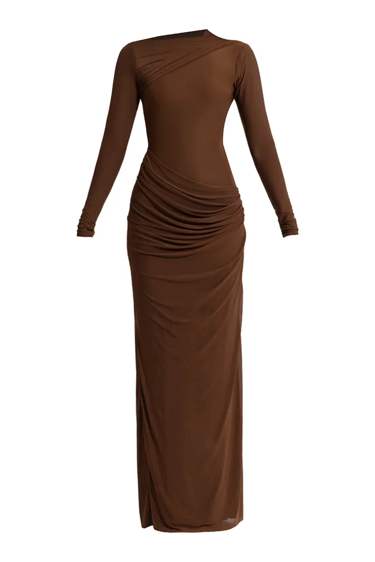 Dresses<CULT MIA HENA MAXI DRESS Chocolate Brown