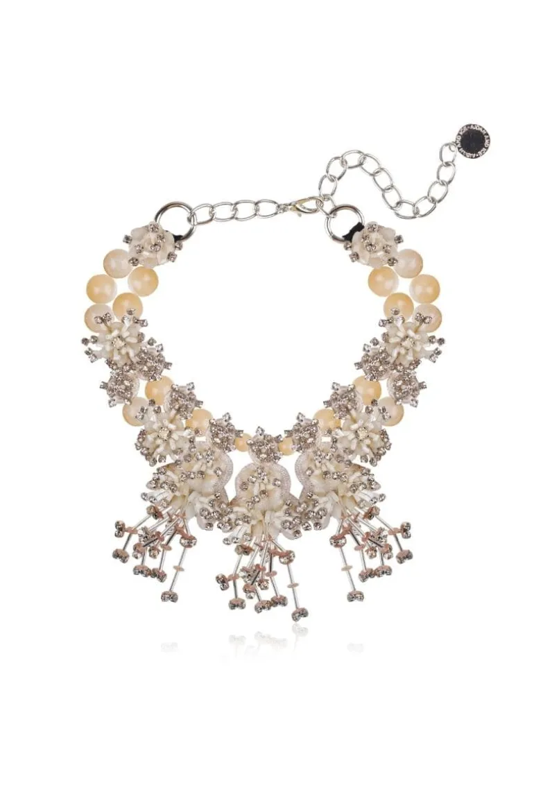 Necklaces<CULT MIA ROSA CREAM NECKLACE Honey