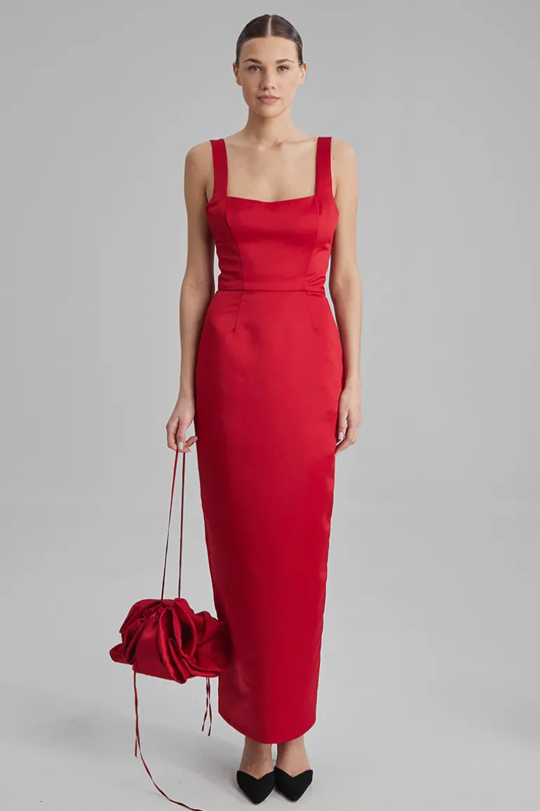 Dresses<CULT MIA IDA RED MAXI DRESS Radiant Red