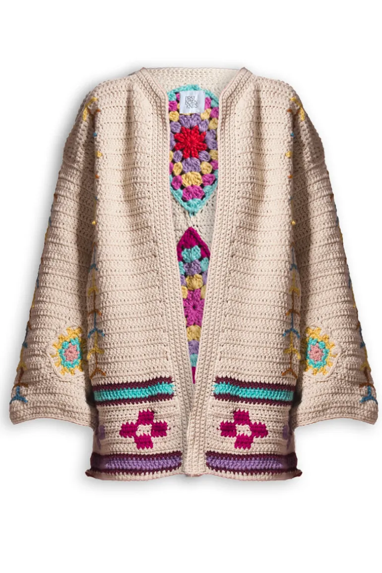 Knitwear<CULT MIA INDIA KNITTED CARDIGAN Multi Coloured