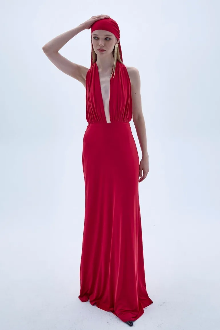 Dresses<CULT MIA INES DRESS IN Red
