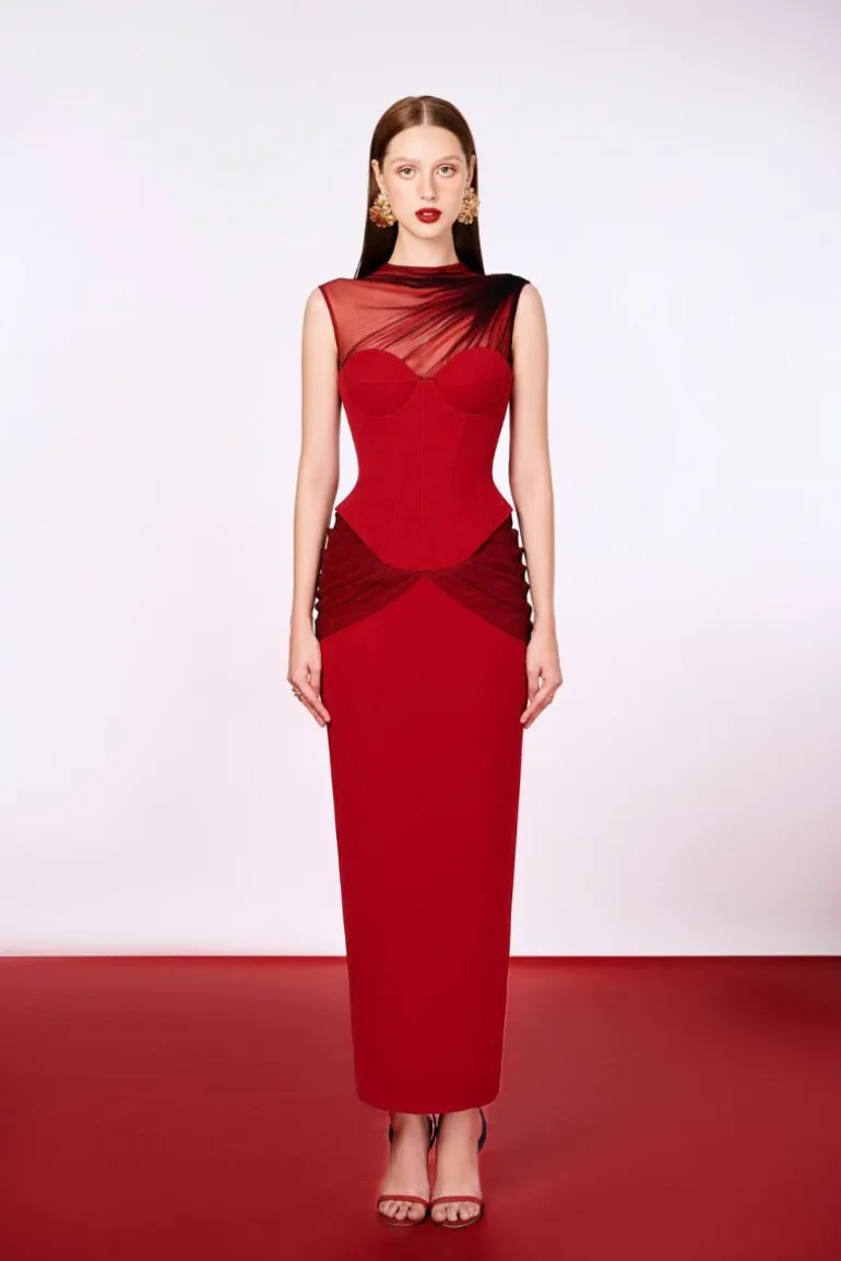 Dresses | Midi Dresses<CULT MIA INSECTA MIDI DRESS Red