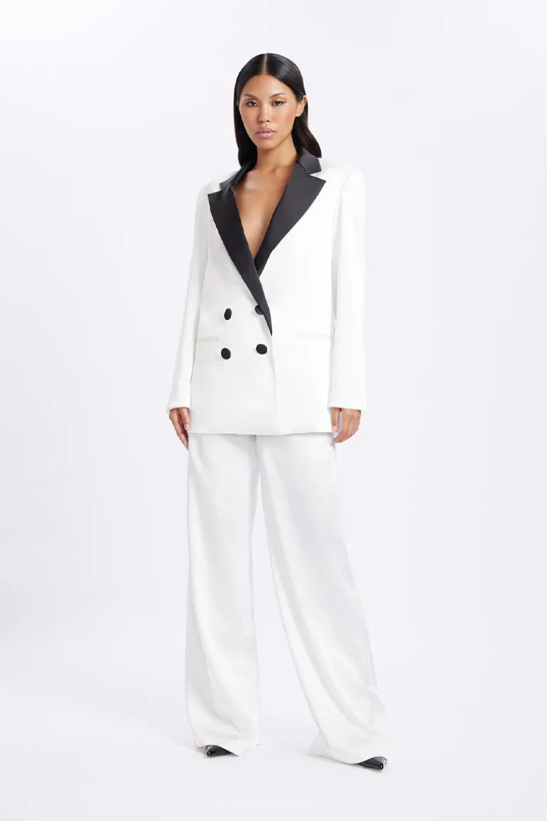 Pants<CULT MIA ISADORA SATIN PANTS White