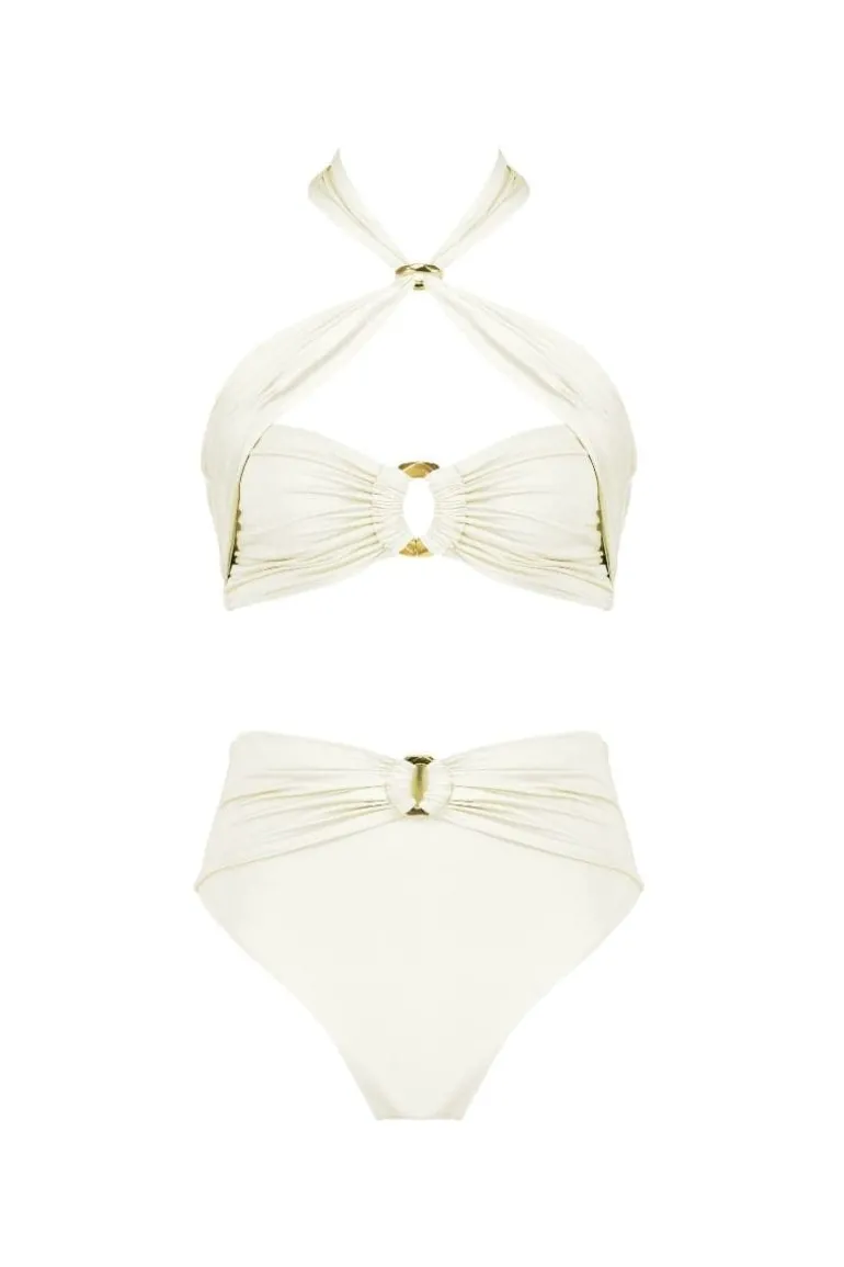 Swimwear<CULT MIA GOLDEN HOURS BIKINI SET Ivory