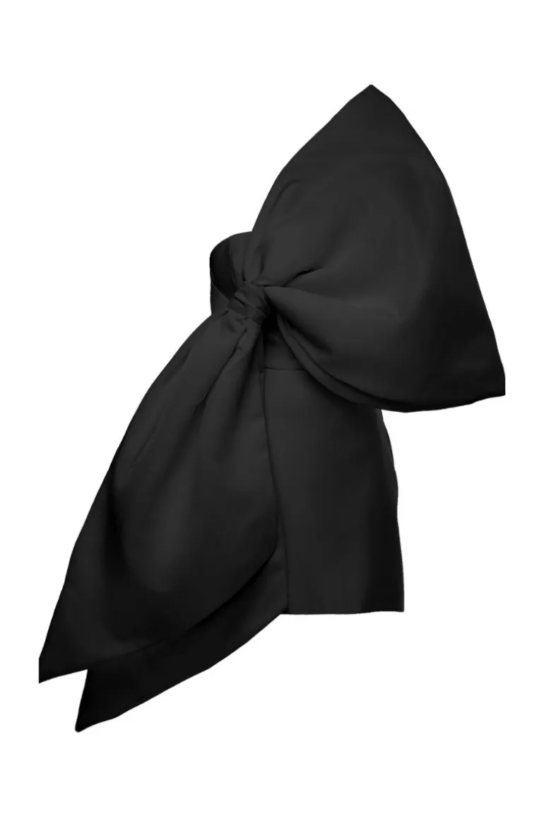 Dresses | Mini Dresses<CULT MIA JOY BLACK MINI DRESS WITH HUGE BOW Jet Black