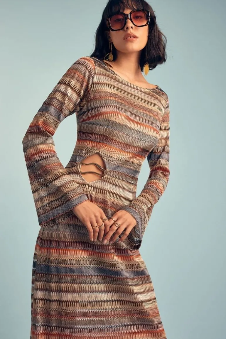 Dresses<CULT MIA LEILANI RETRO MAXI DRESS Print