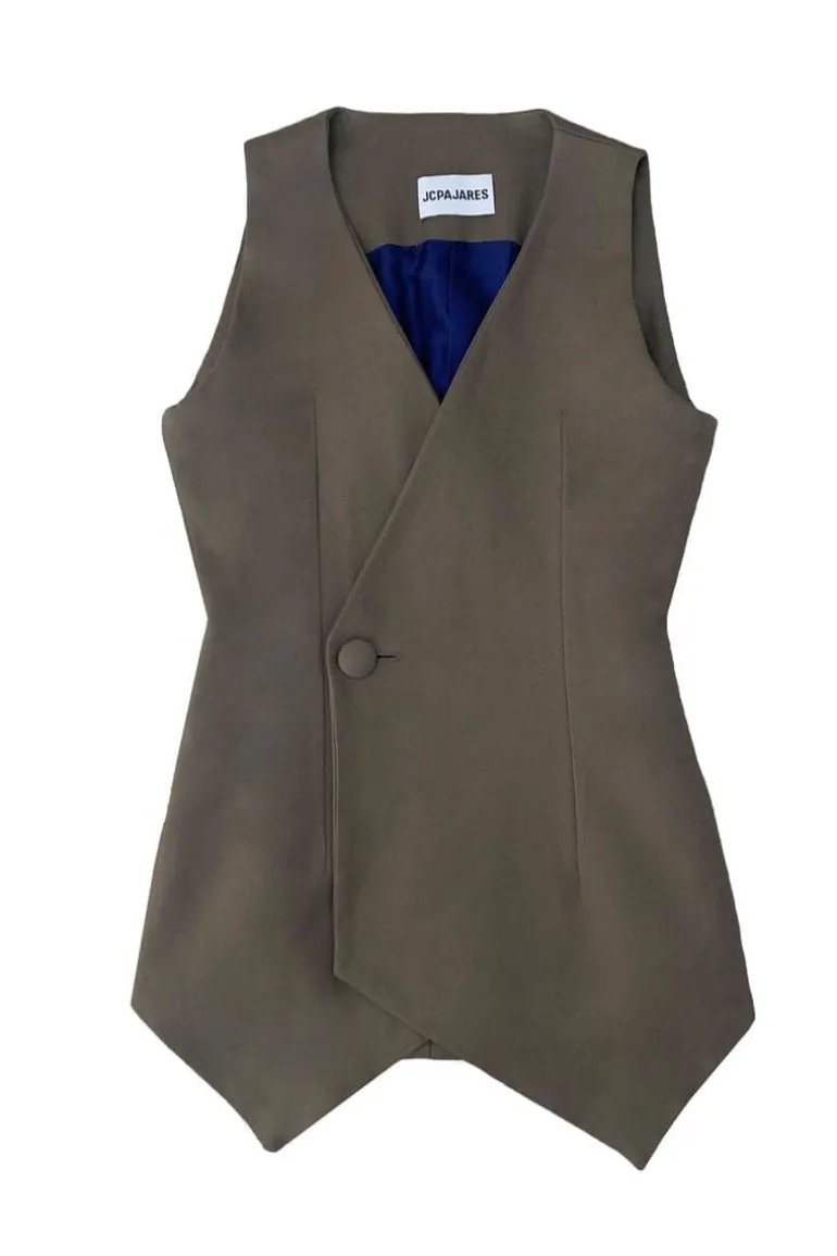 Jackets<CULT MIA MINIMAL VEST Light brown