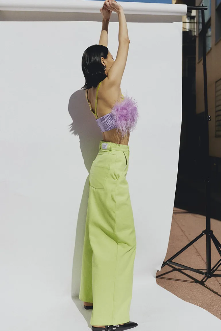 Pants<CULT MIA JEANS Light green