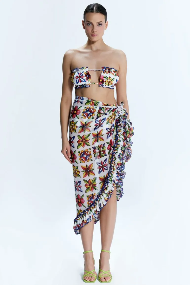 Swimwear<CULT MIA LILY SICILIA LONG PAREO Multicolor