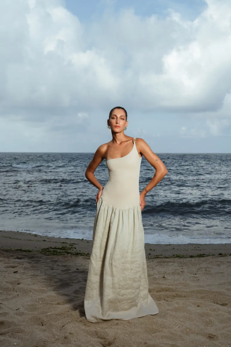 Dresses<CULT MIA LINA MAXI DRESS Natural
