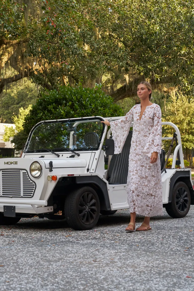 Dresses<CULT MIA LONG TUNIC IN CREAM Creme