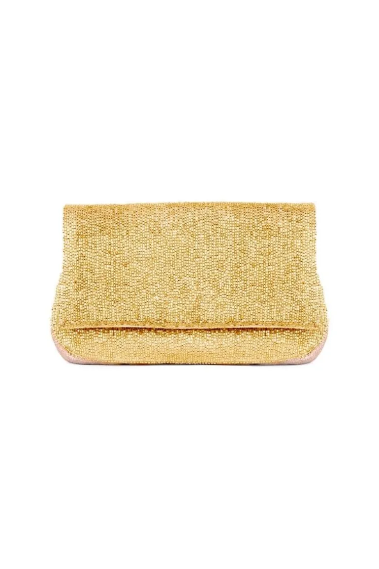 Clutch Bags<CULT MIA LUANN GOLD CLUTCH