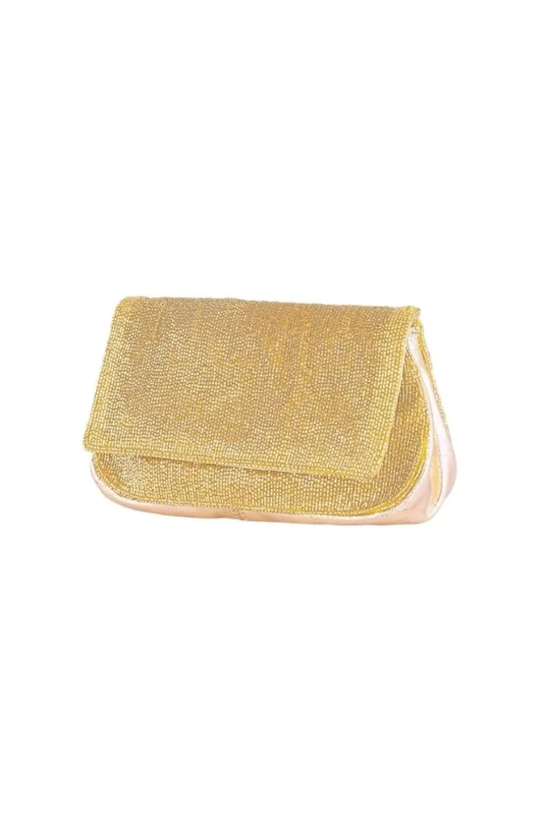 Clutch Bags<CULT MIA LUANN GOLD CLUTCH