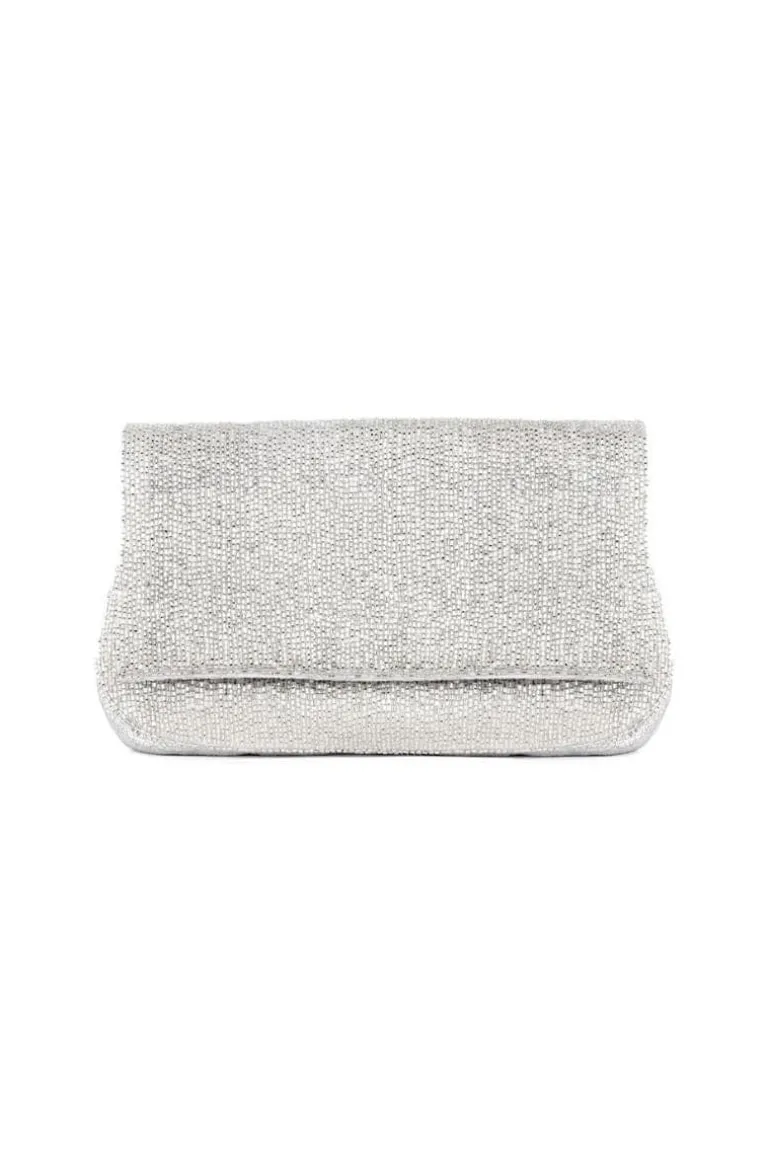 Clutch Bags<CULT MIA LUANN SILVER CLUTCH