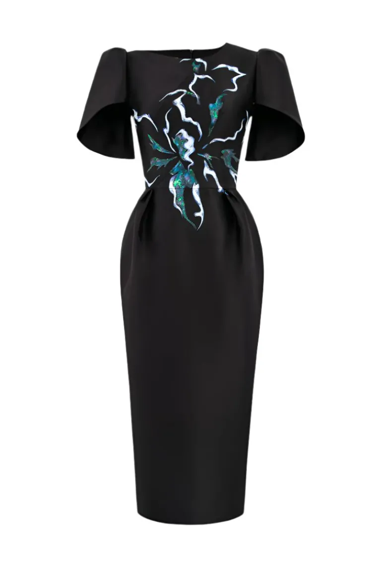 Dresses | Midi Dresses<CULT MIA LUMINOUS SECRET MIDI DRESS Black