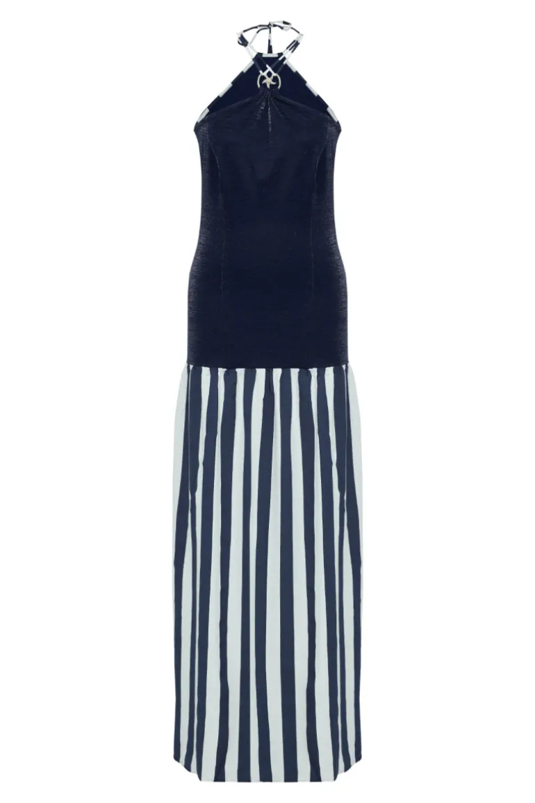 Dresses<CULT MIA MAIA MAXI DRESS Stripped Navy