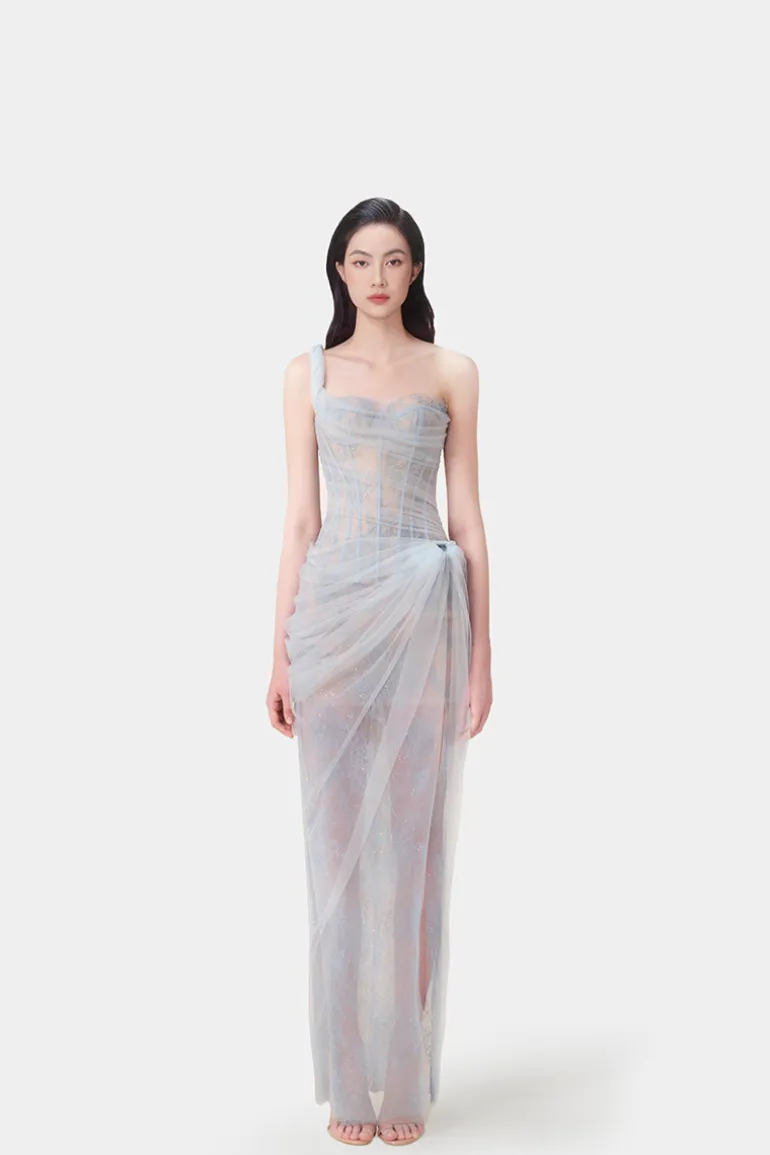 Dresses<CULT MIA MARA DRESS IN Blue