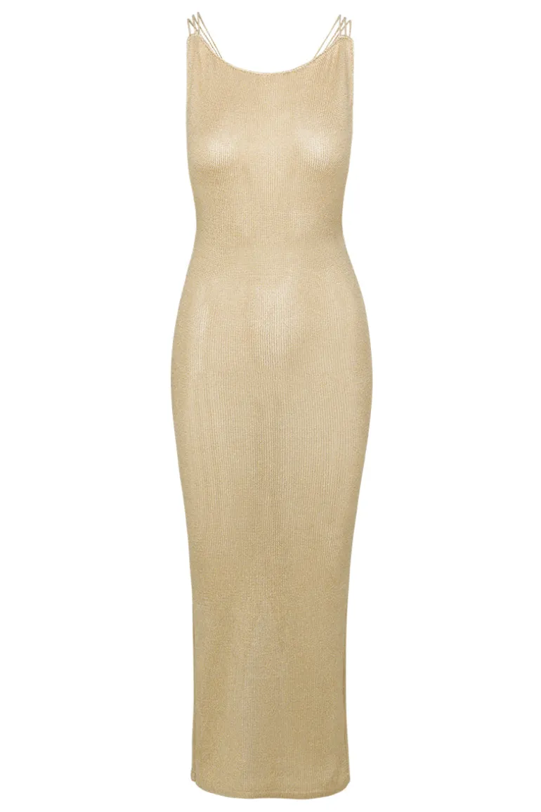 Dresses<CULT MIA MAREA DRESS IN Gold