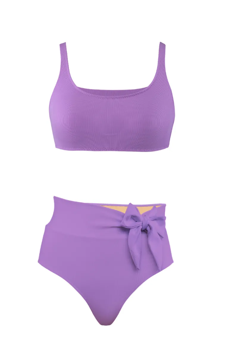 Swimwear<CULT MIA MARIA AND MADELEINA PURPLE BIKINI Lilac