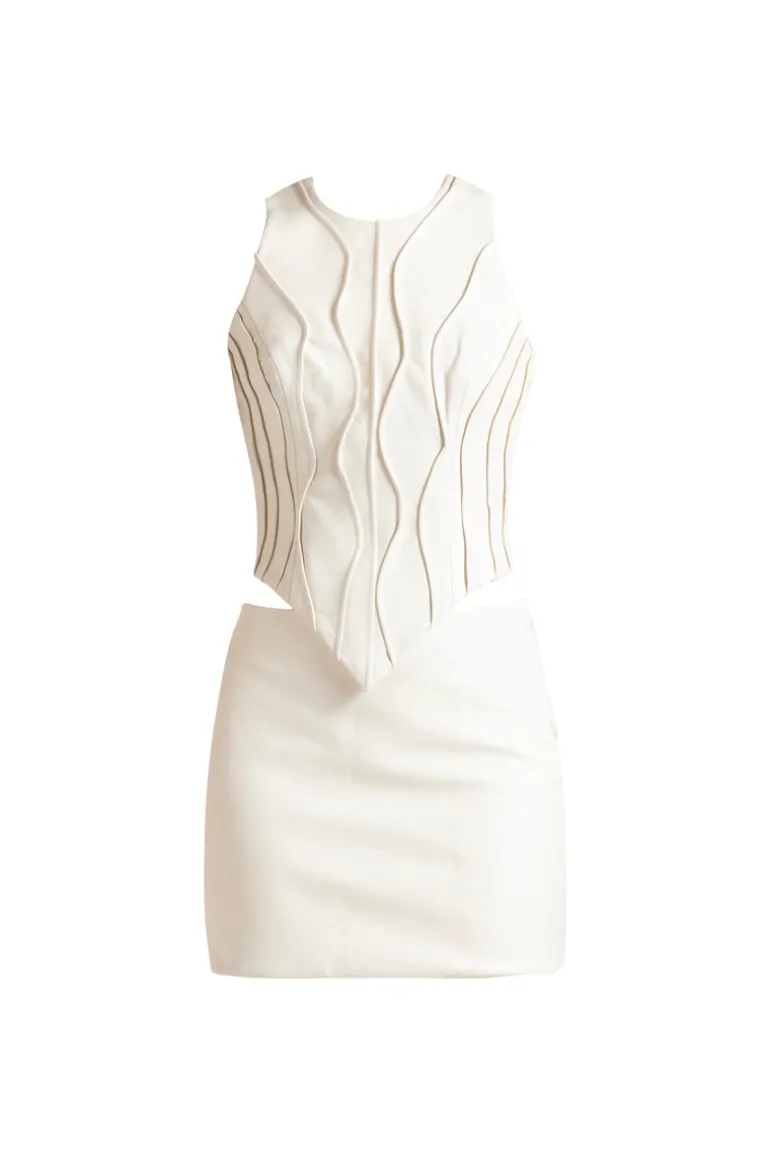 Outfit Sets<CULT MIA MARLA TOP AND SKIRT SET Off White