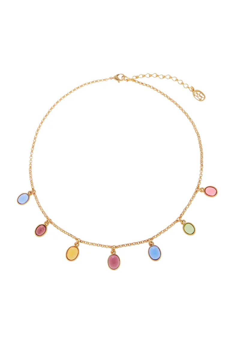 Necklaces<CULT MIA MARYAM NECKLACE Gold & Multicolor