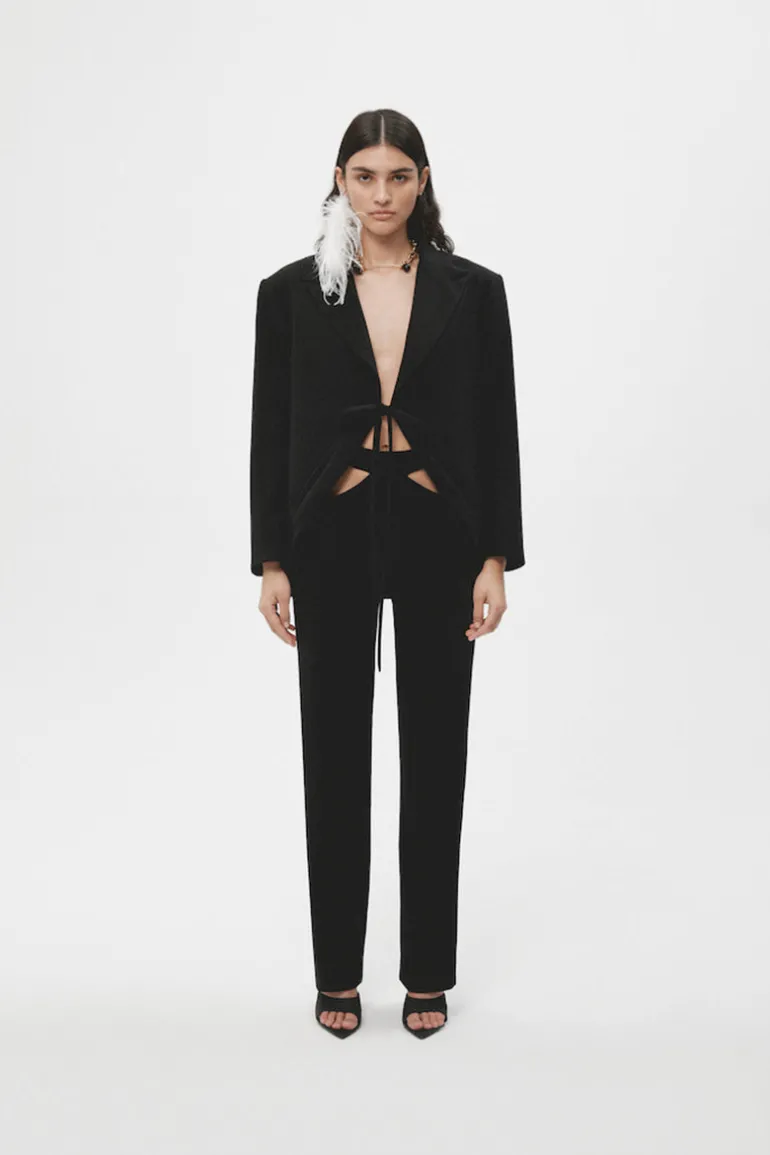 Blazers<CULT MIA MAXI BLAZER Black