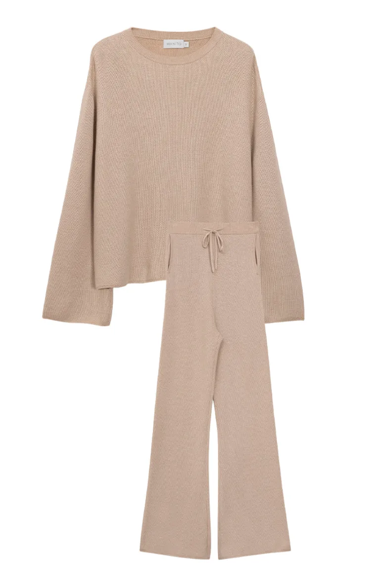 Sleep & Loungewear<CULT MIA MELLOW SILK CASHMERE SET IN Sand