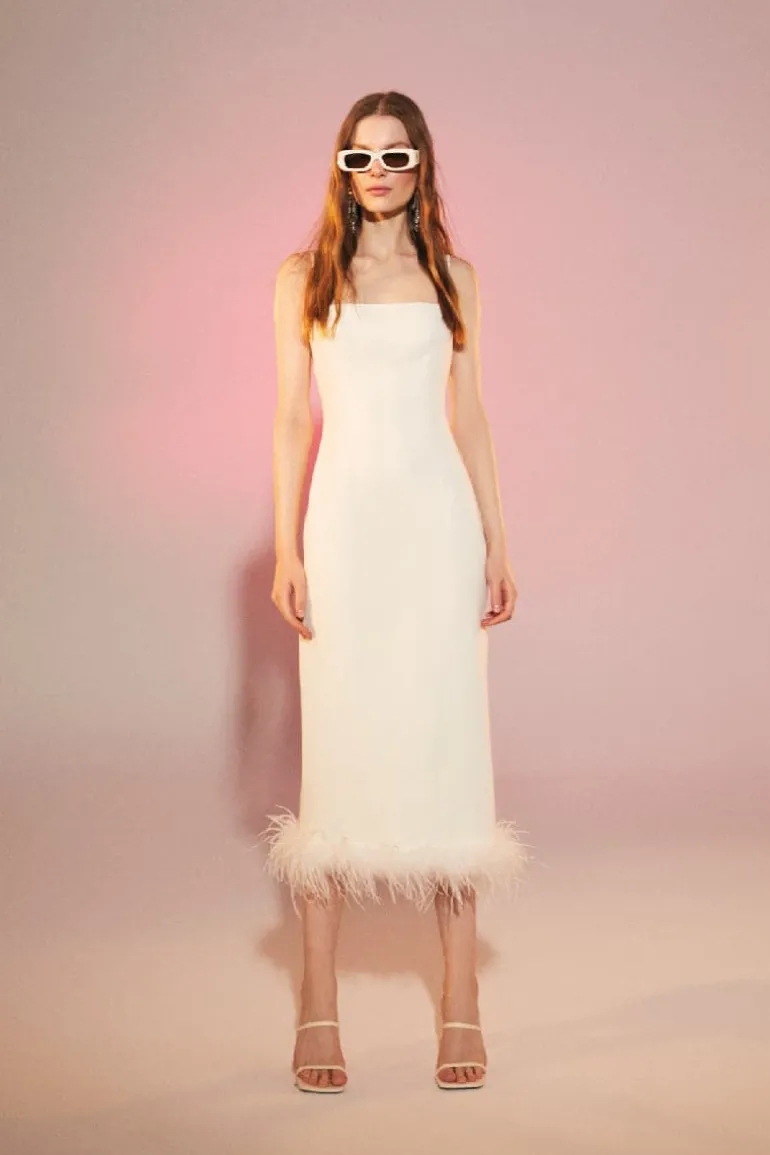 Dresses | Midi Dresses<CULT MIA MILES CREPE MIDI DRESS Vanilla Ice