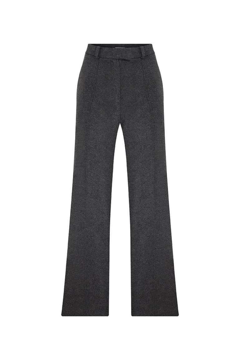 Pants<CULT MIA MILLIE WOOL TROUSERS IN ANTHRACITE Gray