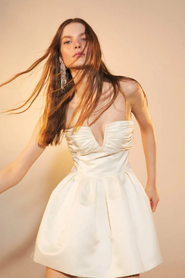 Dresses | Mini Dresses<CULT MIA MIRO STRAPLESS MINI DRESS Vanilla Ice