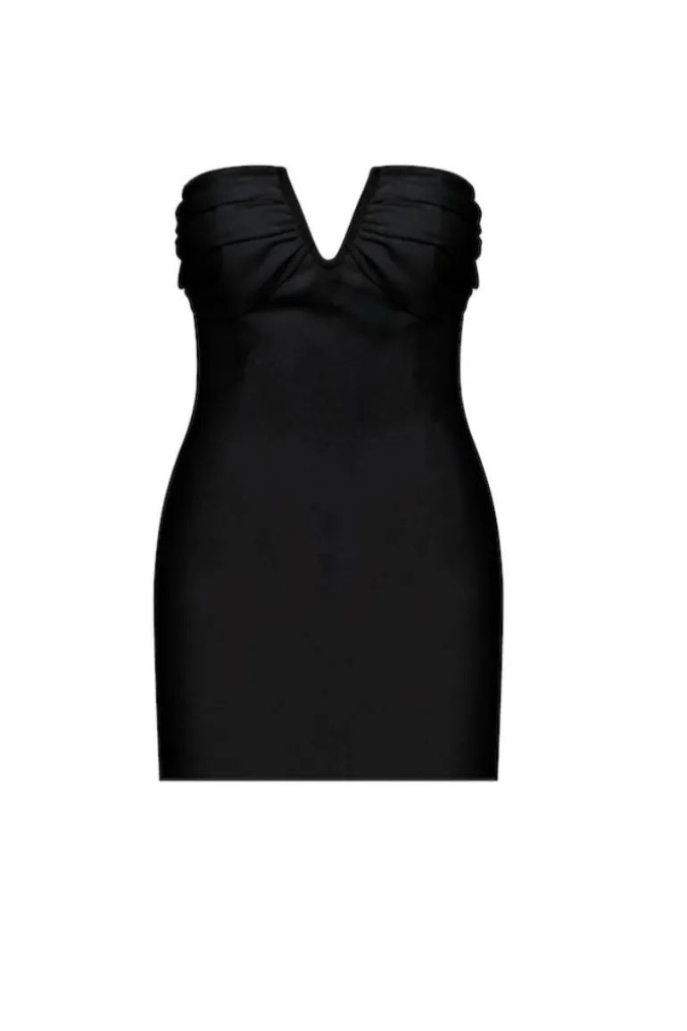 Dresses | Mini Dresses<CULT MIA MOIRA MINI CREPE DRESS IN Black