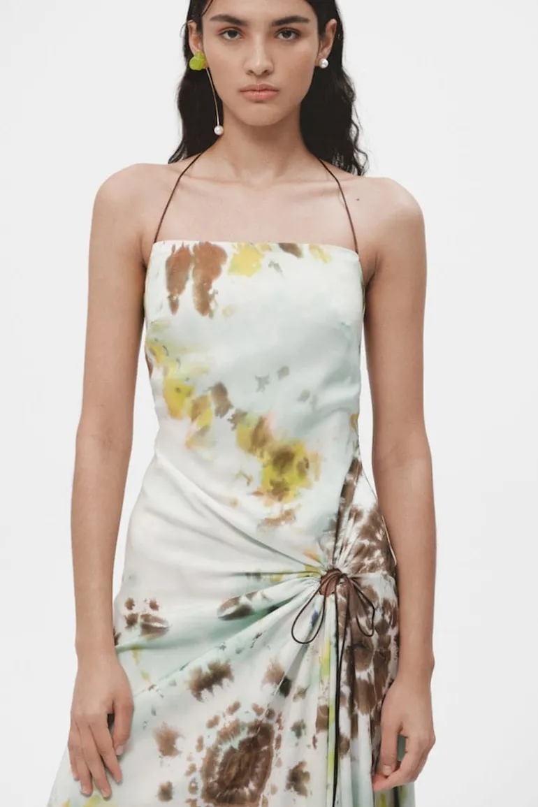 Dresses | Midi Dresses<CULT MIA HANDMADE TIE DYE FLARE MIDI DRESS Multicolor