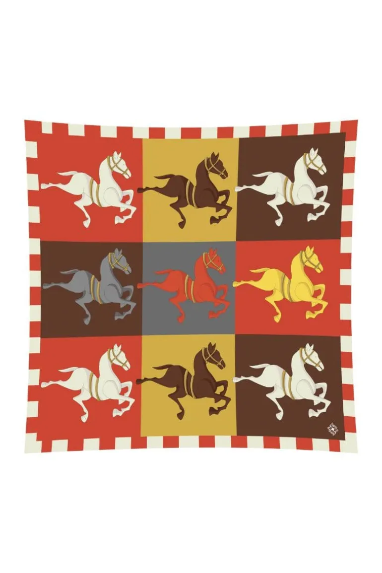 Scarves<CULT MIA HORSE SILK SCARF Multicolor
