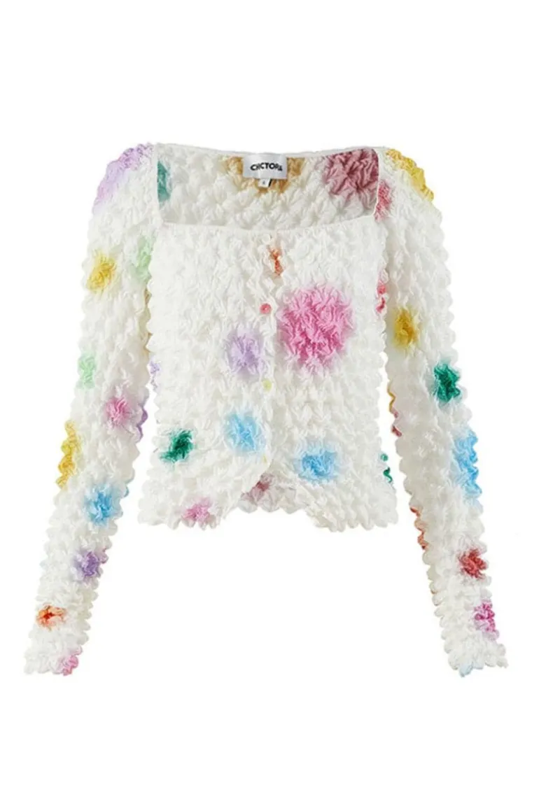 Tops<CULT MIA POLKA DOT CLARA TOP Multicolor