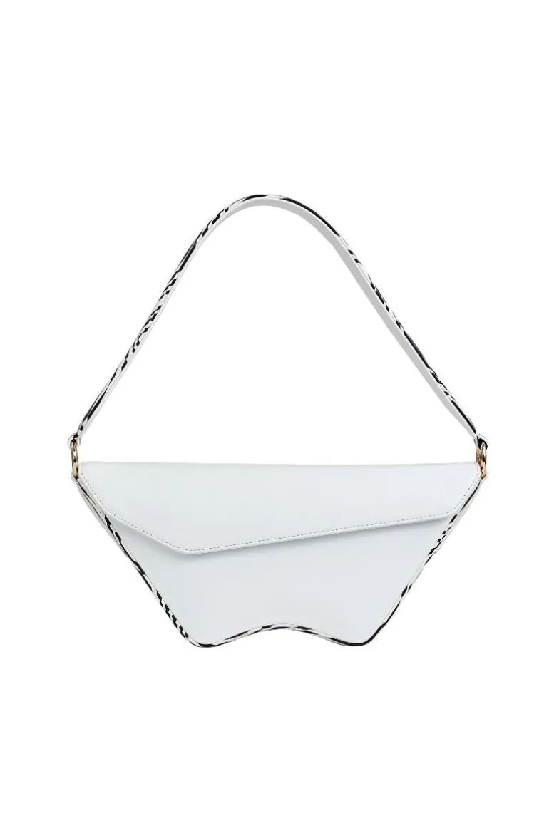 Shoulder Bags<CULT MIA NADIRA WHITE X ZEBRA SHOULDER BAG Zebra Print