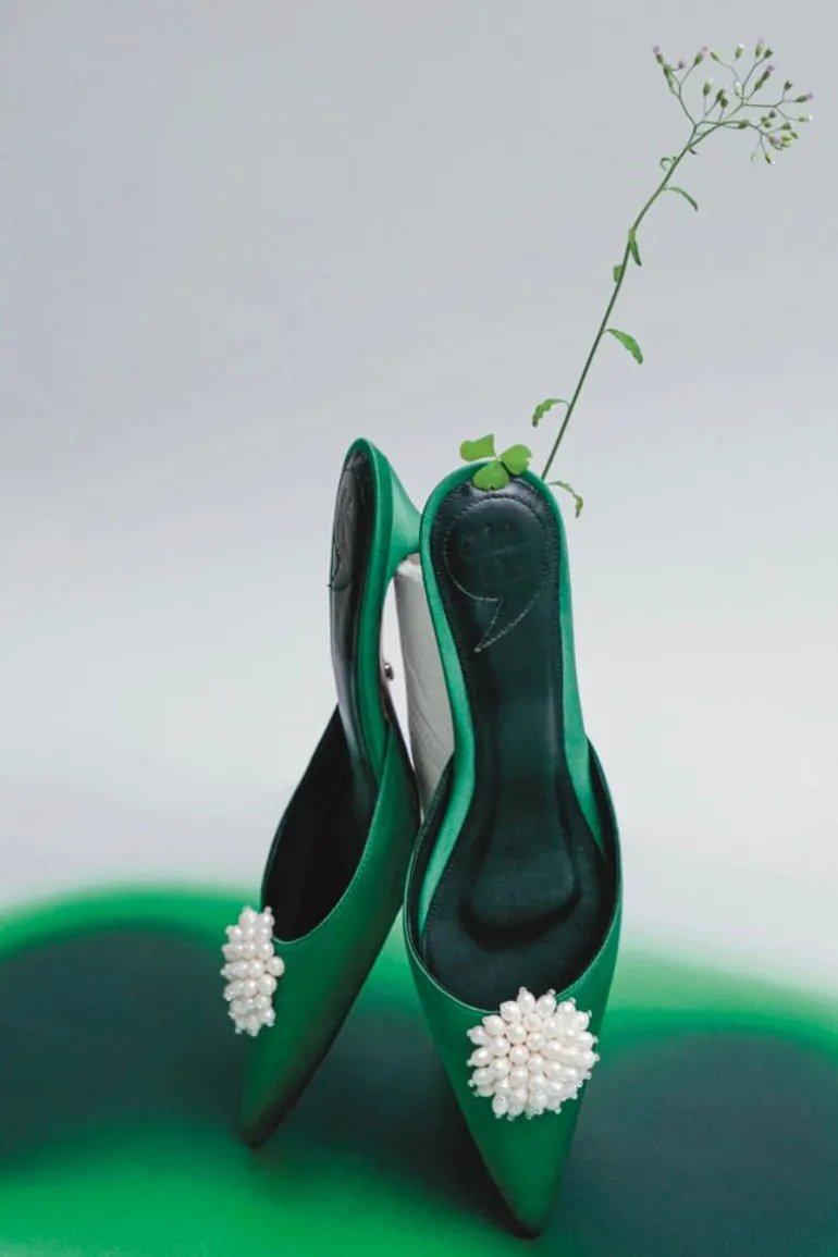 Heels<CULT MIA NALA KITTEN HEELS Forest Green