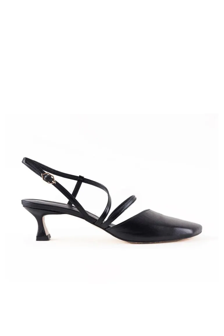 Heels<CULT MIA NANCY STRAPPY HEELS Black